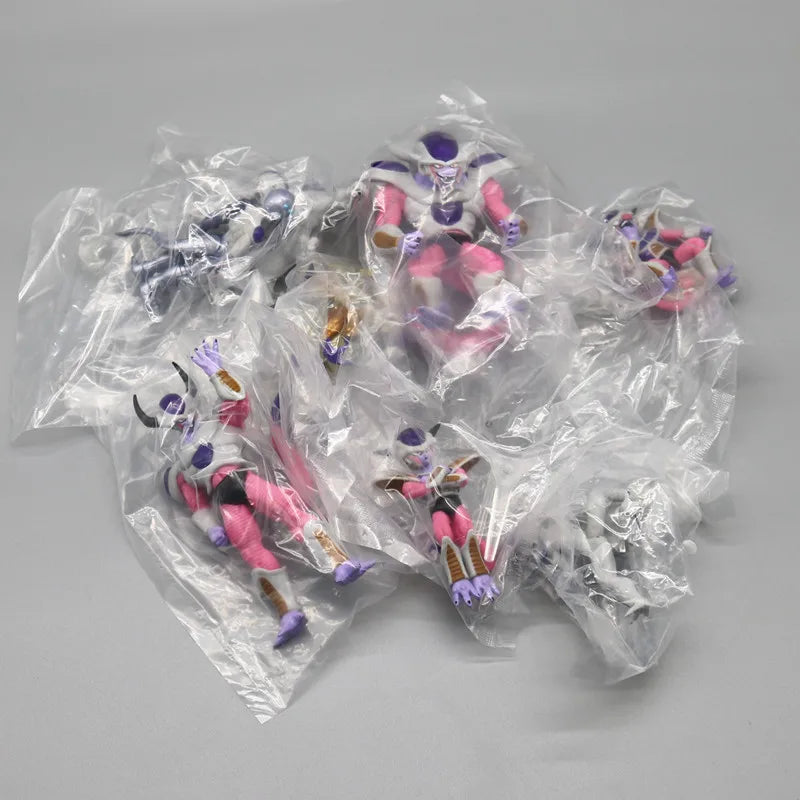 Hot 8pcs Dragon Ball Z Frieza Freezer  Anime Figures Figurine Pvc Statue Model Doll Collection Decoration toys