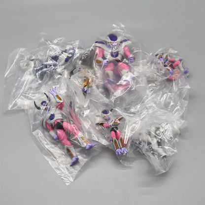 Hot 8pcs Dragon Ball Z Frieza Freezer  Anime Figures Figurine Pvc Statue Model Doll Collection Decoration toys