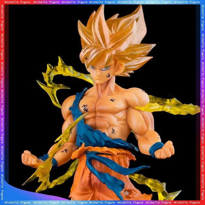 Hot Dragon Ball  Son Goku Super Saiyan Anime Figure 16cm Goku DBZ Action Figure Model Gifts Collectible Figurines for Kids