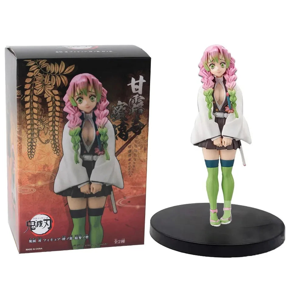 Anime Demon Slayer Kimetsu no Yaiba Kamado Tanjirou  Agatsuma Zenitsu Nezuko Warrior PVC Figure Action Model Toys In stock Hot