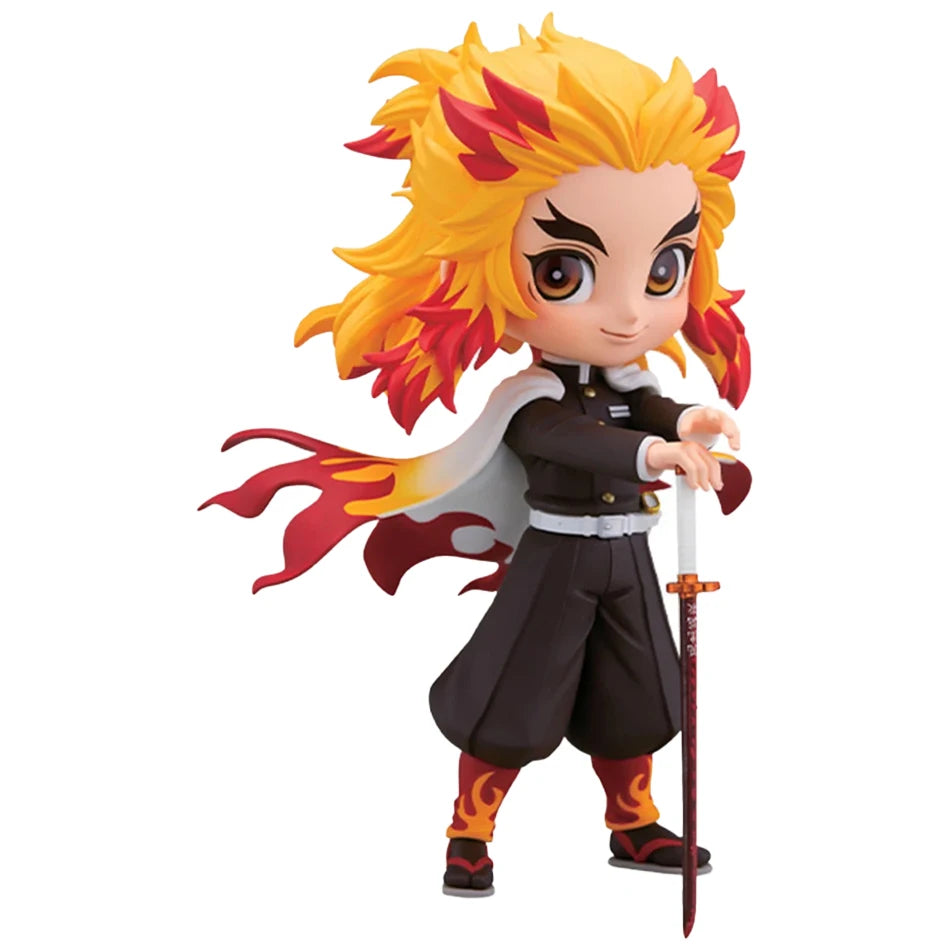 15cm Anime Demon Slayer Figure Doll Toy Nezuko Tanjirou Zenitsu Inosuke Kyoujurou Shinobu Giyuu Qposket Model Toy Kids Xmas Gift
