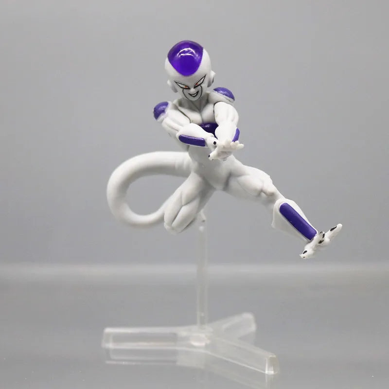 Hot 8pcs Dragon Ball Z Frieza Freezer  Anime Figures Figurine Pvc Statue Model Doll Collection Decoration toys