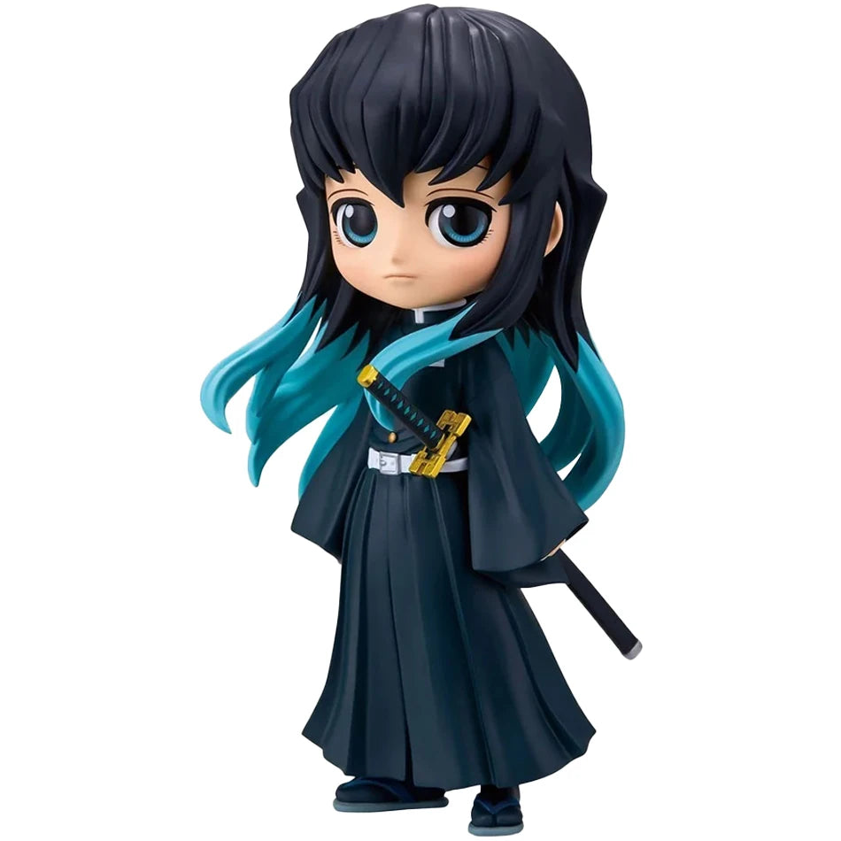 15cm Anime Demon Slayer Figure Doll Toy Nezuko Tanjirou Zenitsu Inosuke Kyoujurou Shinobu Giyuu Qposket Model Toy Kids Xmas Gift