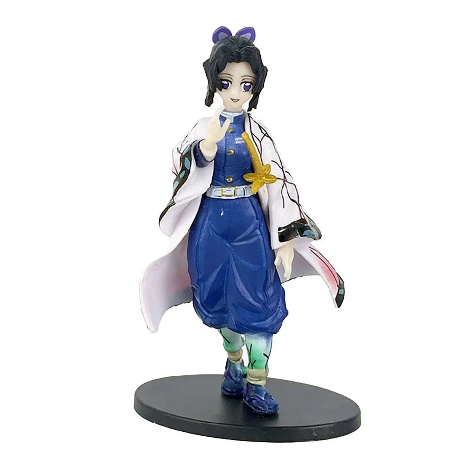 Anime Demon Slayer Kimetsu no Yaiba Kamado Tanjirou  Agatsuma Zenitsu Nezuko Warrior PVC Figure Action Model Toys In stock Hot