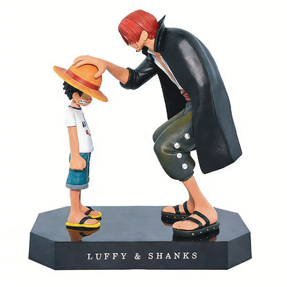 18cm One Piece Anime Figure Four Emperors Shanks Straw Hat Luffy Action Figure One Piece Sabo Ace Sanji Roronoa Zoro Figurine