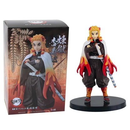 Anime Demon Slayer Kimetsu no Yaiba Kamado Tanjirou  Agatsuma Zenitsu Nezuko Warrior PVC Figure Action Model Toys In stock Hot