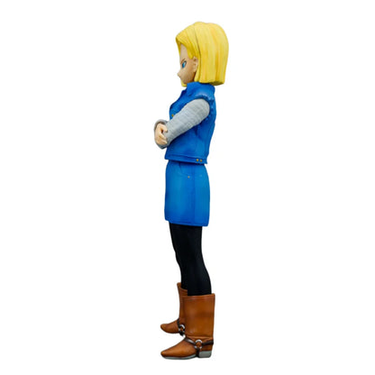 New 24CM Anime Dragon Ball Z Android 17 18 Figure Android 18 PVC Action Figures Collection Model Toys for Children Christmas