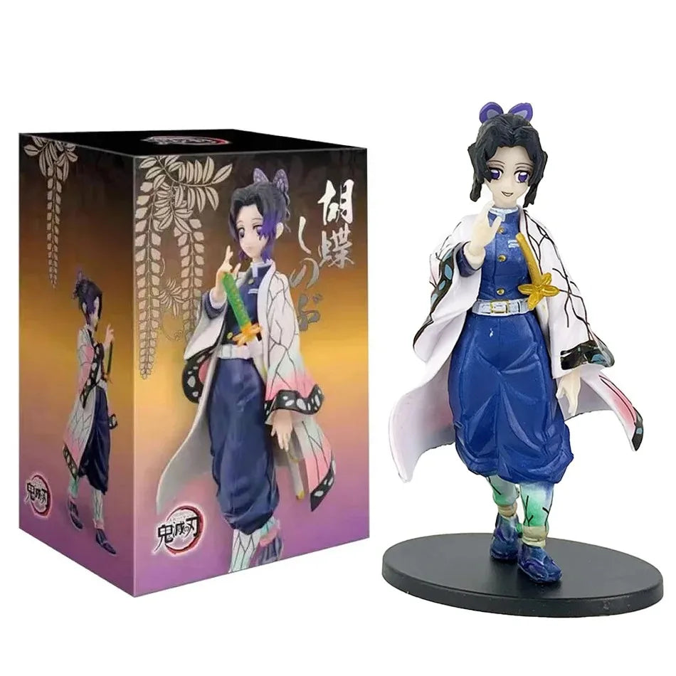 Anime Demon Slayer Kimetsu no Yaiba Kamado Tanjirou  Agatsuma Zenitsu Nezuko Warrior PVC Figure Action Model Toys In stock Hot