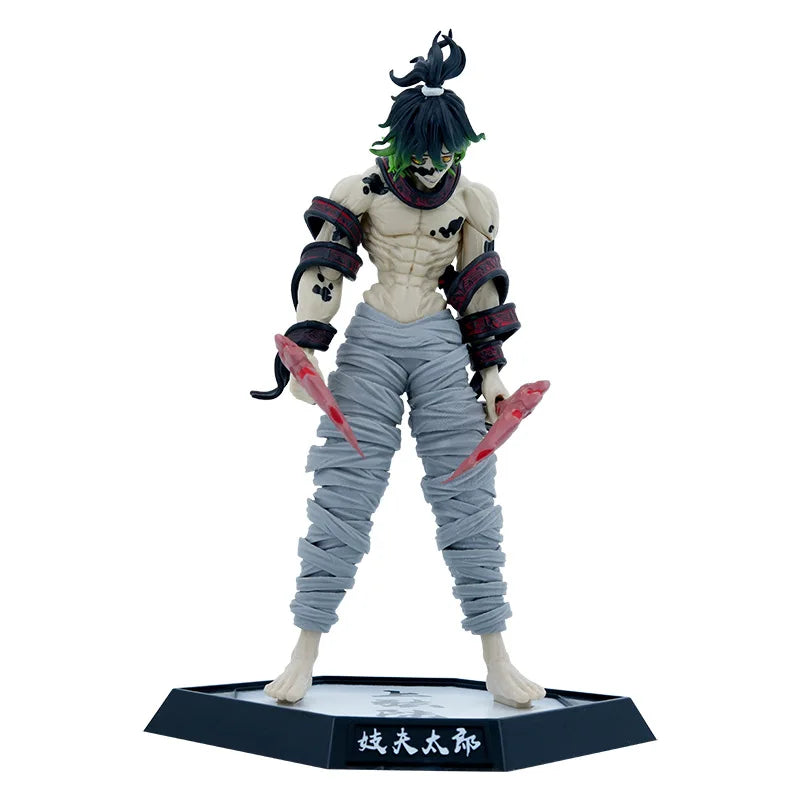 Anime Demon Slayer Doll Tsugikuni Yoriichi Kokushibo Daki Giyuutarou Hashibira Inosuke Uzui Tengen PVC Action Figures Toys Gifts