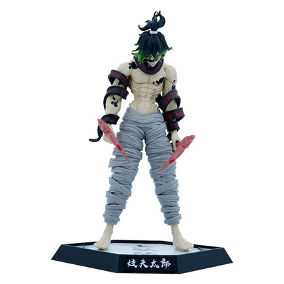 Anime Demon Slayer Doll Tsugikuni Yoriichi Kokushibo Daki Giyuutarou Hashibira Inosuke Uzui Tengen PVC Action Figures Toys Gifts