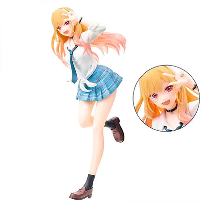 My Dress Up Darling MARIN KITAKAWA Uniform Anime Figure Toys 18cm PVC Model Collector Birthday Gift