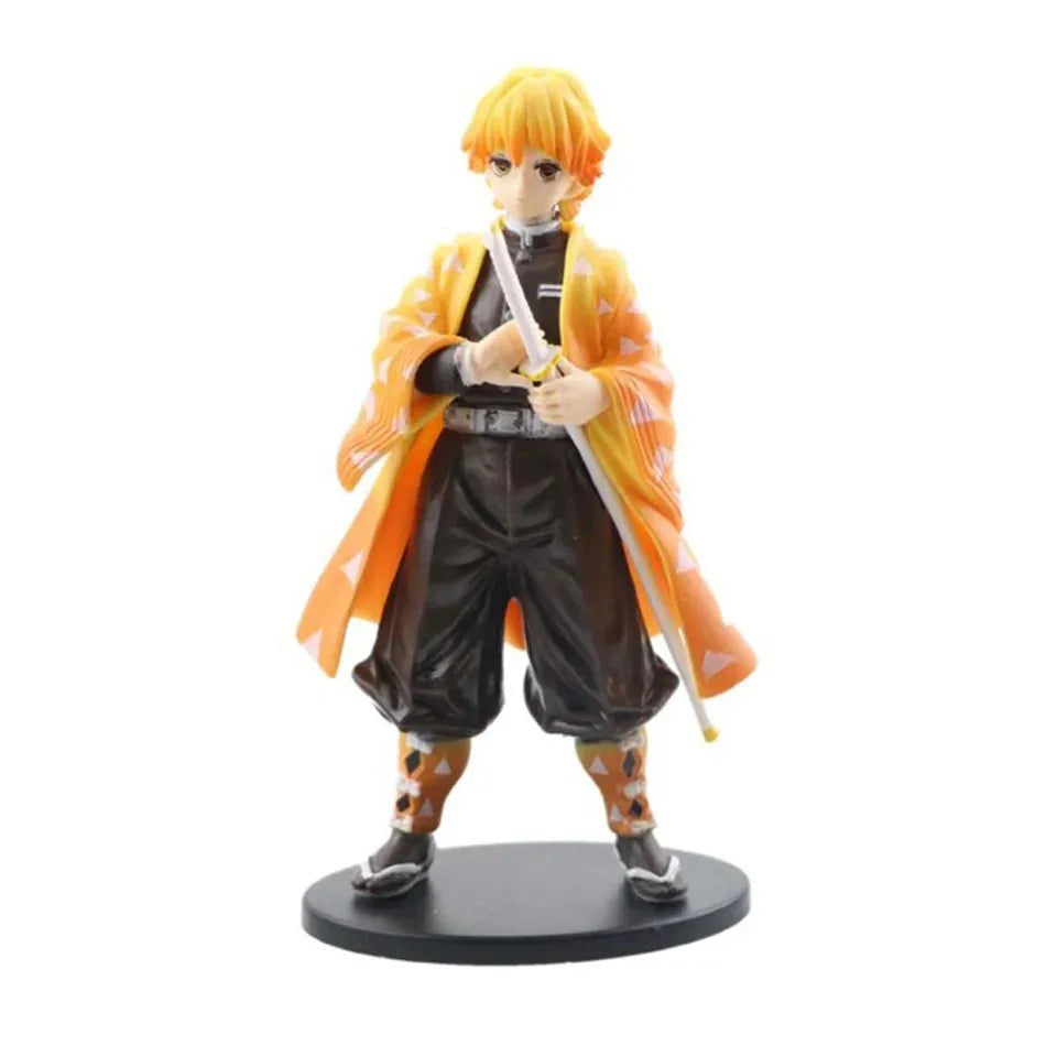 Anime Demon Slayer Kimetsu no Yaiba Kamado Tanjirou  Agatsuma Zenitsu Nezuko Warrior PVC Figure Action Model Toys In stock Hot