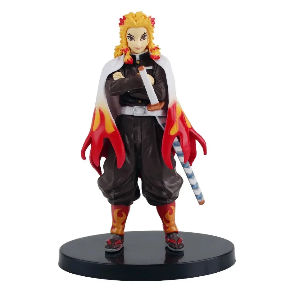 Anime Demon Slayer Kimetsu no Yaiba Kamado Tanjirou  Agatsuma Zenitsu Nezuko Warrior PVC Figure Action Model Toys In stock Hot